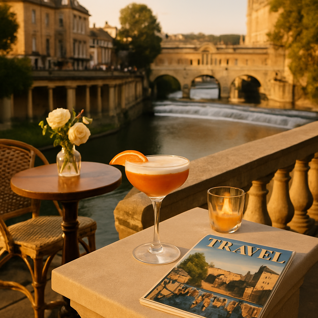 Elegant cocktail setting in Bath